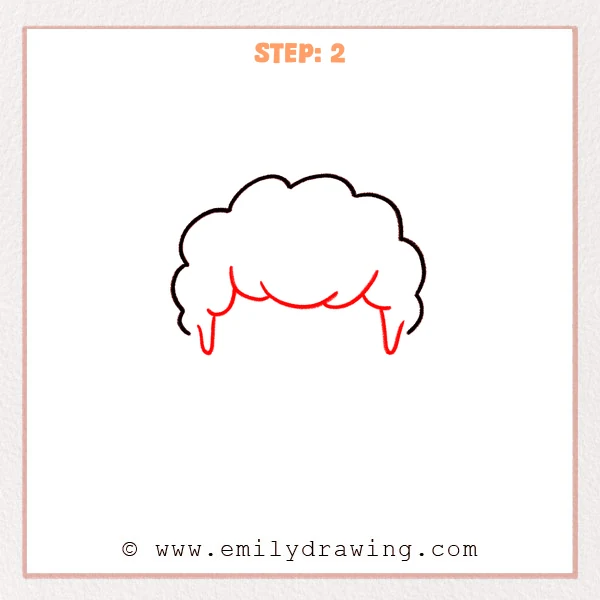 how to draw a boys hair - The boy’s hair now includes an inner curved bang line and two side strands that taper into small tips.